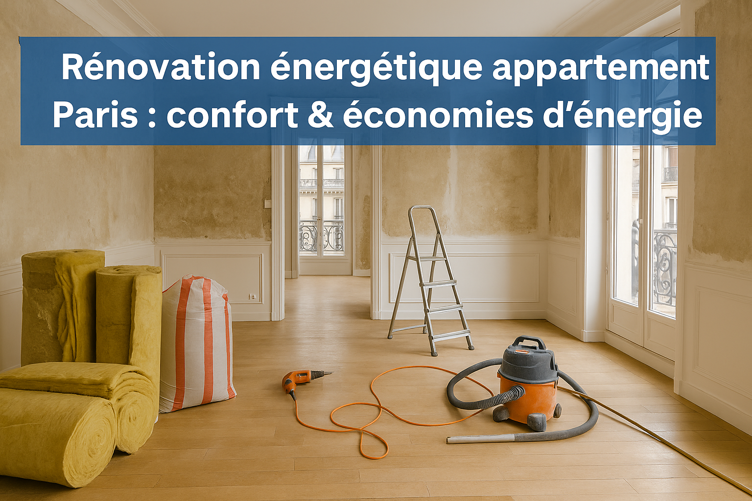 Rénovation énergétique appartement Paris : confort & économies d’énergie