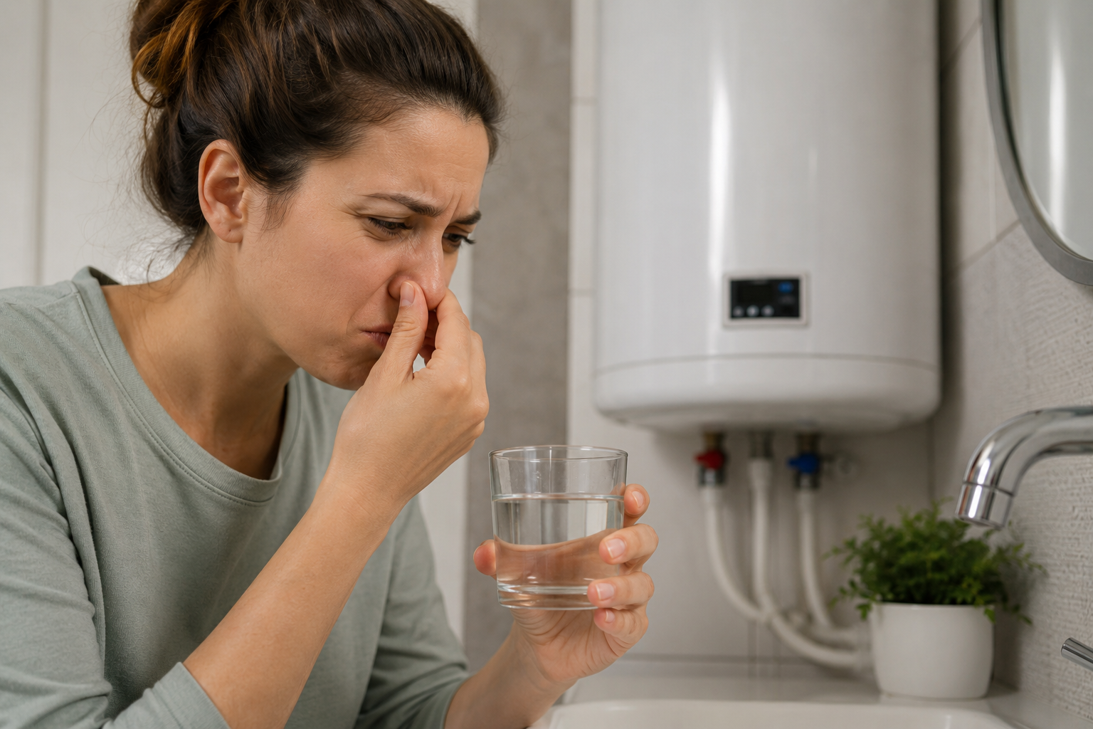 Eau chaude qui sent mauvais